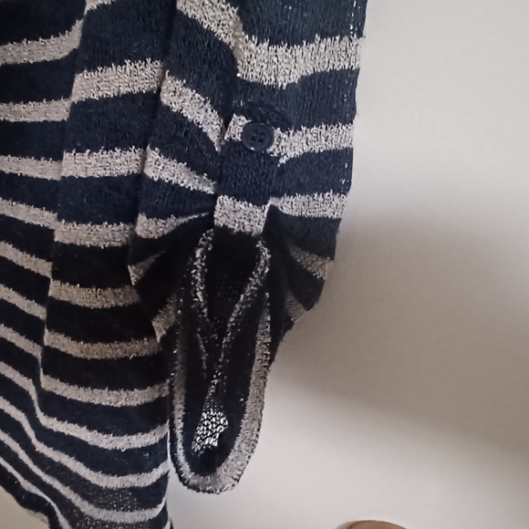 Joe Fresh striped sheer wool sweater - Picture 3 of 5